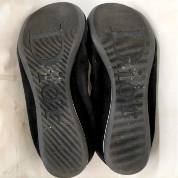 CHRISTIAN DIOR FLATS WOMEN BLACK SUEDE - Picture 4 of 9
